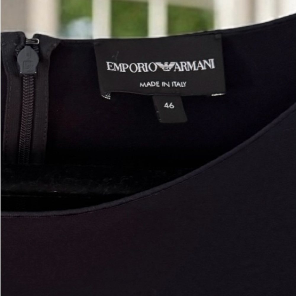 Emporio Armani Luxury Navy Milano Stitch Sheath Dress LIKE NEW - Picture 7 of 7